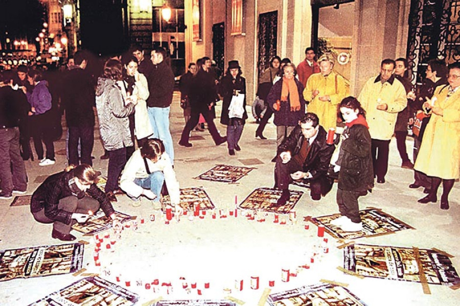 Hace 25 años | Concentración en el Cantón Grande en solidaridad con el Tercer Mundo