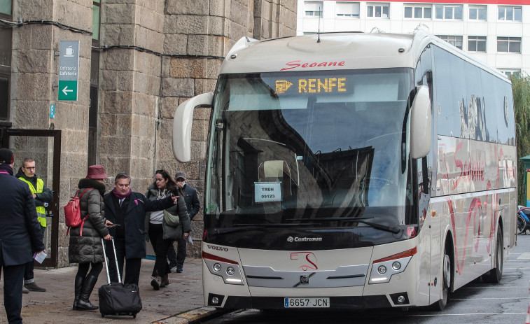 Renfe modifica el 22 y 23 de febrero el servicio de cinco trayectos con origen o destino A Coruña