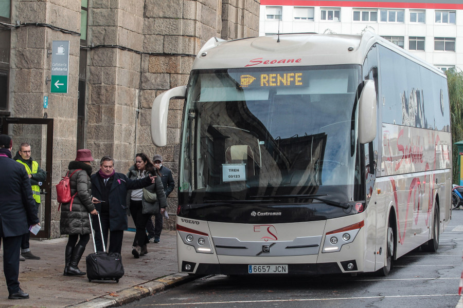 Renfe modifica el 22 y 23 de febrero el servicio de cinco trayectos con origen o destino A Coruña