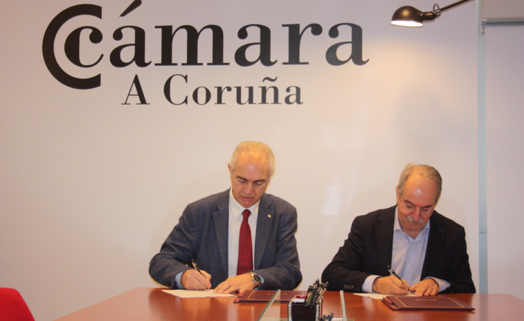 Abanca y la Cámara renuevan su colaboración para ayudar a emprendedores, empresas  y autónomos