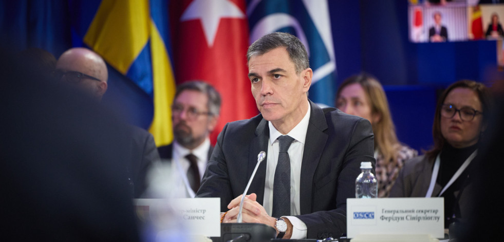 Sánchez anuncia mil millones de euros en ayuda militar a Ucrania en 2025