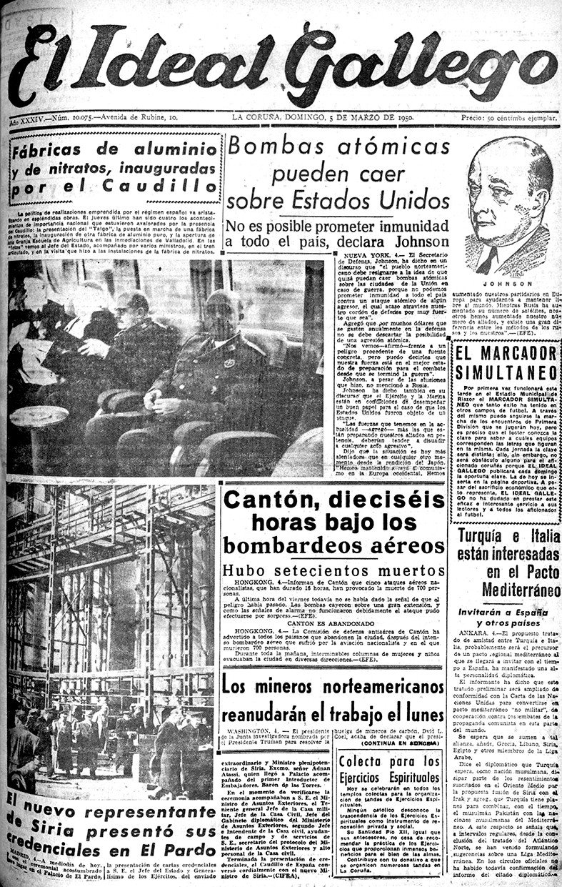 Portada 05 marzo 1950