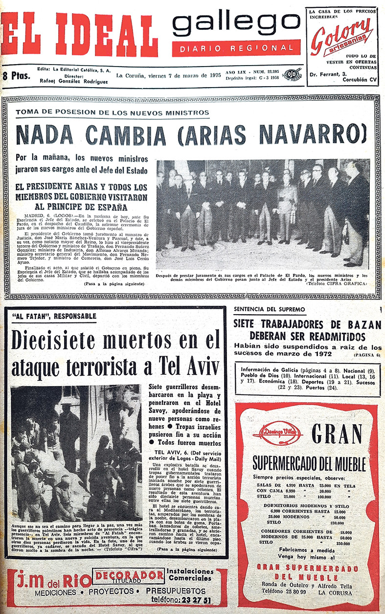 Portada 07 marzo 1975