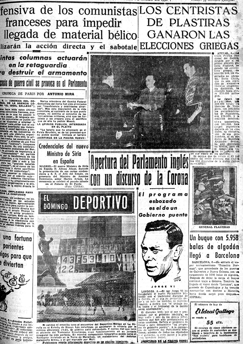 Portada 07 marzo 1950