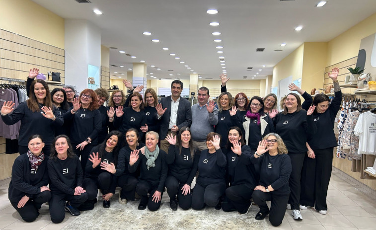 Gabriel Alén visita la tienda gallega Emilio Iglesias para destacar el papel clave de la mujer en el sector retail