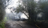 Dos incendios causan serios daños materiales en Miño y Abegondo
