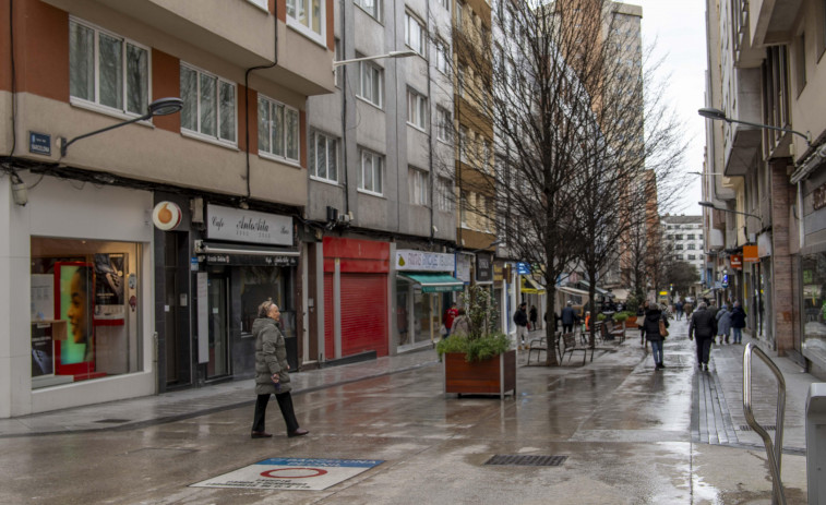 La calle Barcelona de A Coruña, la otra arteria comercial que quiere un segundo resurgir