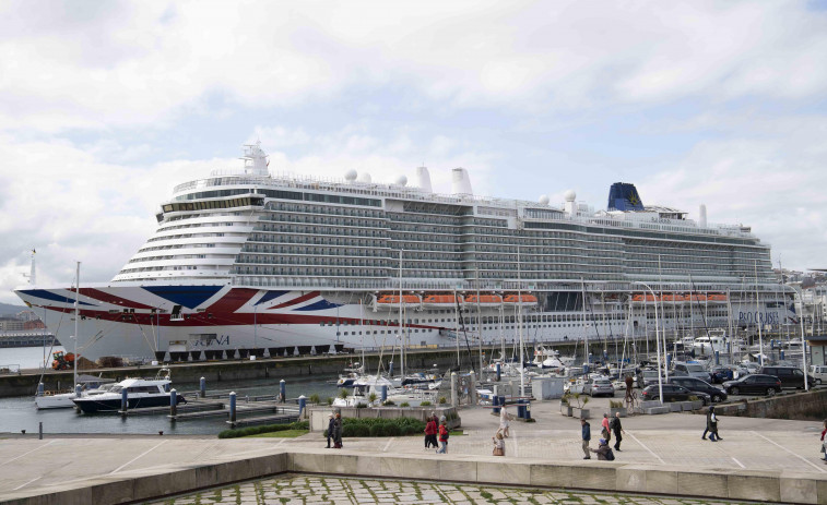 Cinco cruceros visitarán A Coruña el 22 de abril, la segunda mayor escala de la historia
