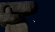 Ver la luna desde el Castro de Elviña