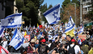 Repudio a Netanyahu y clamor por los rehenes: miles de israelíes se unen en Jerusalén