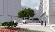 Así será la plaza José María Hernansáez, en O Castrillón, tras su urbanización