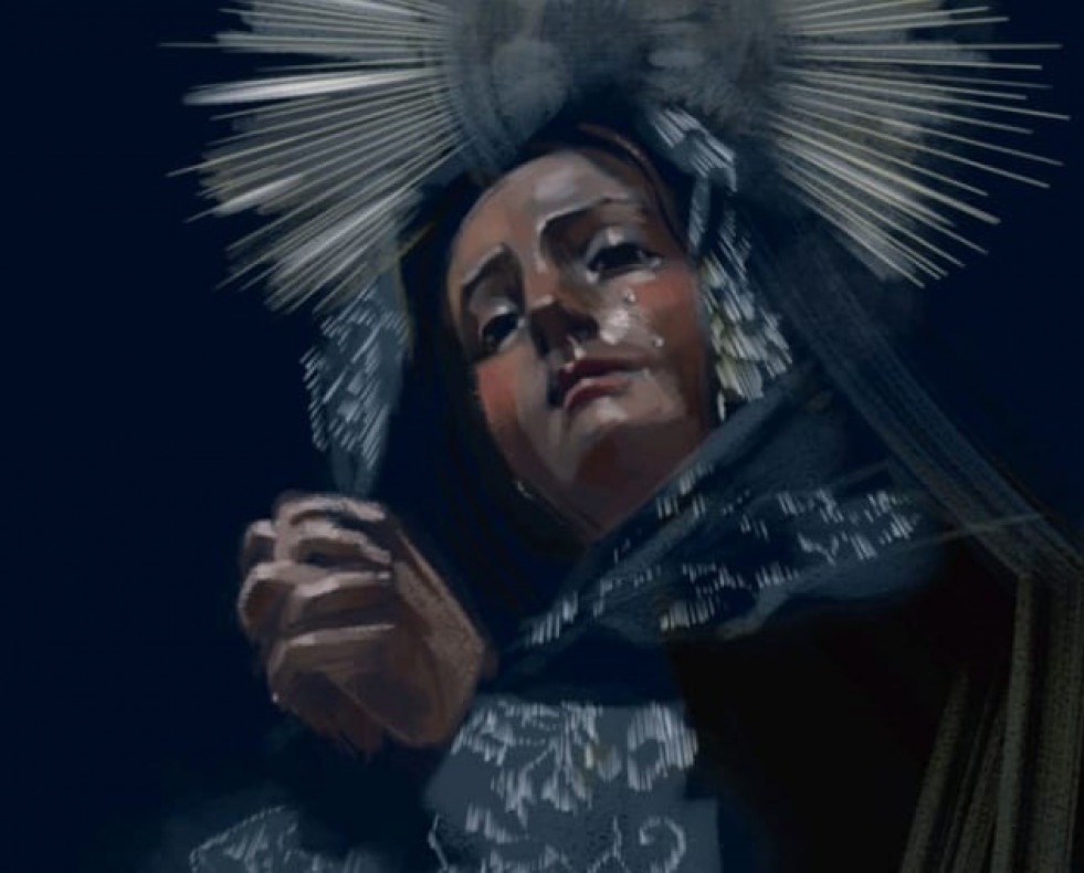 Cartel de la semana santa de Betanzos hz