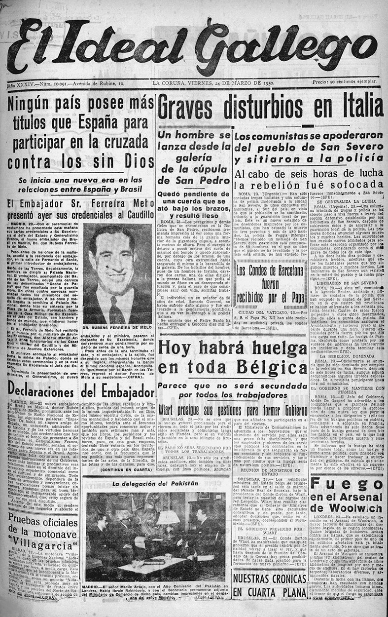 Portada 23 marzo 1950