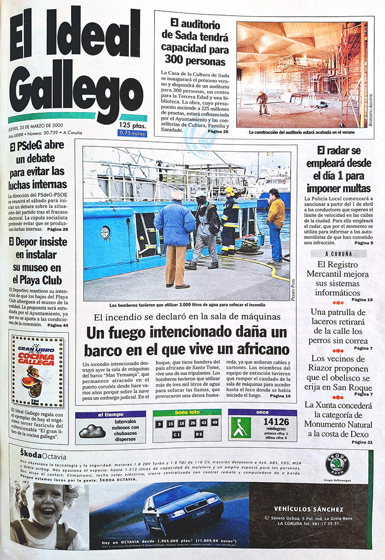 Portada 23 marzo 2000