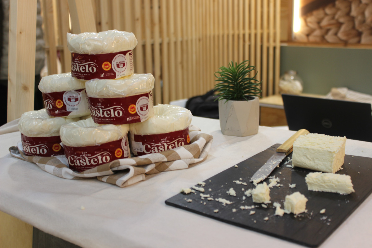 El queso Castelo, inconfundible por su forma de gorro de cocinero 