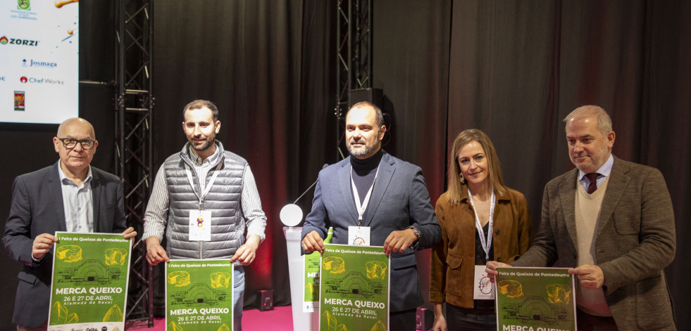 El queso es la estrella: Pontedeume celebra su primera feria internacional con sabor gallego-portugués