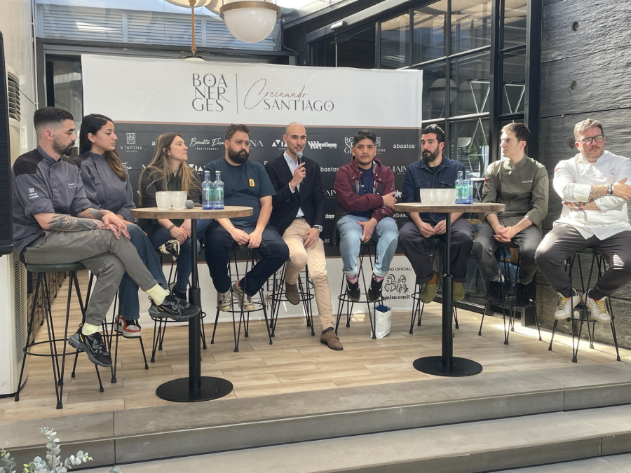 8 chefs se unen en el proyecto colaborativo “Cocinando Santiago” para reivindicar la cocina compostelana