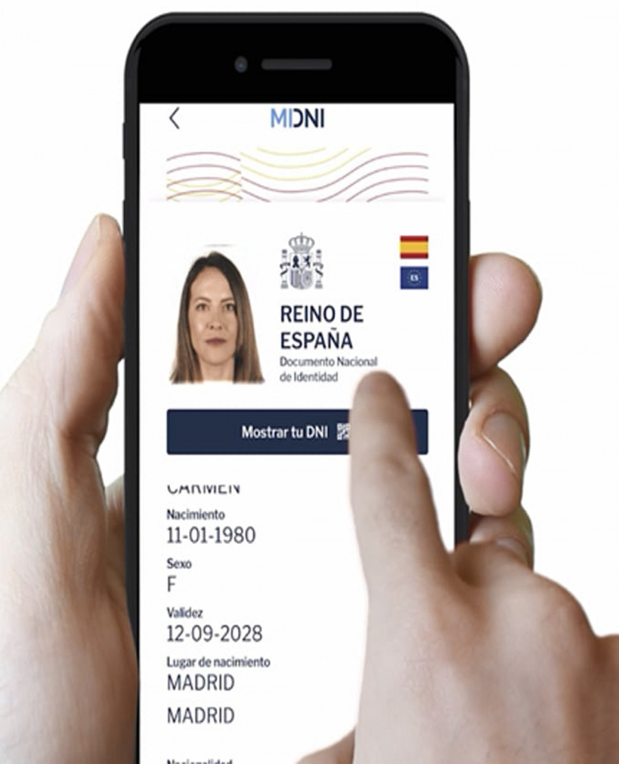 Los ciudadanos podrán tener desde mañana el DNI en sus móviles