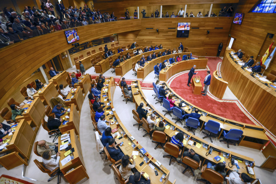La situación de la sanidad pública gallega centrará el próximo pleno del Parlamento