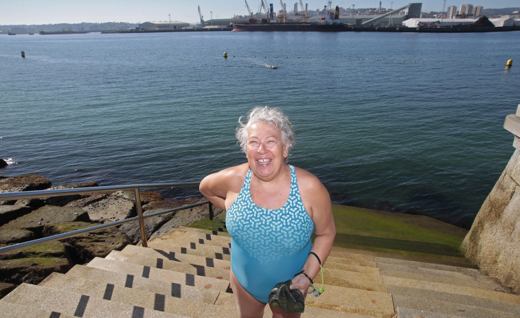 Rosa Sánchez, una de las sirenas de O Parrote: “Nuestra historia es la historia de A Coruña”