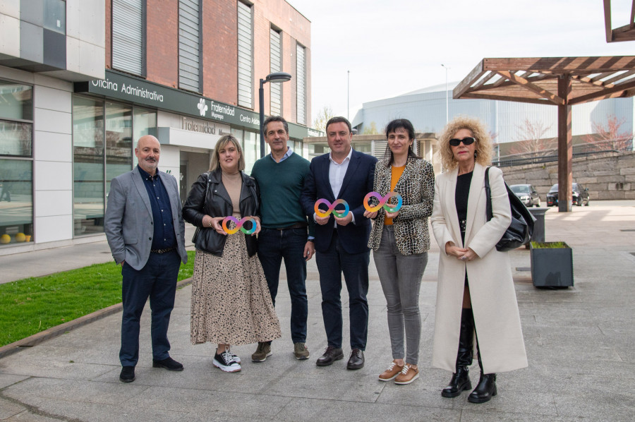 La Diputación de A Coruña visita la nueva sede de Aspanaes en el Día Mundial de Concienciación sobre el Autismo
