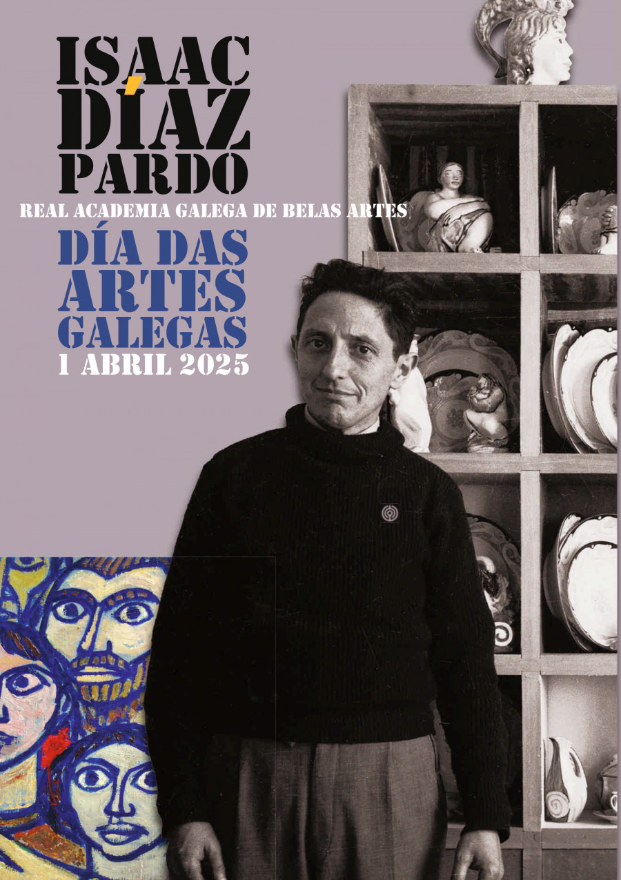 La Diputación y la Real Academia Gallega de Bellas Artes colaboran en la edición de un libro sobre Isaac Díaz Pardo