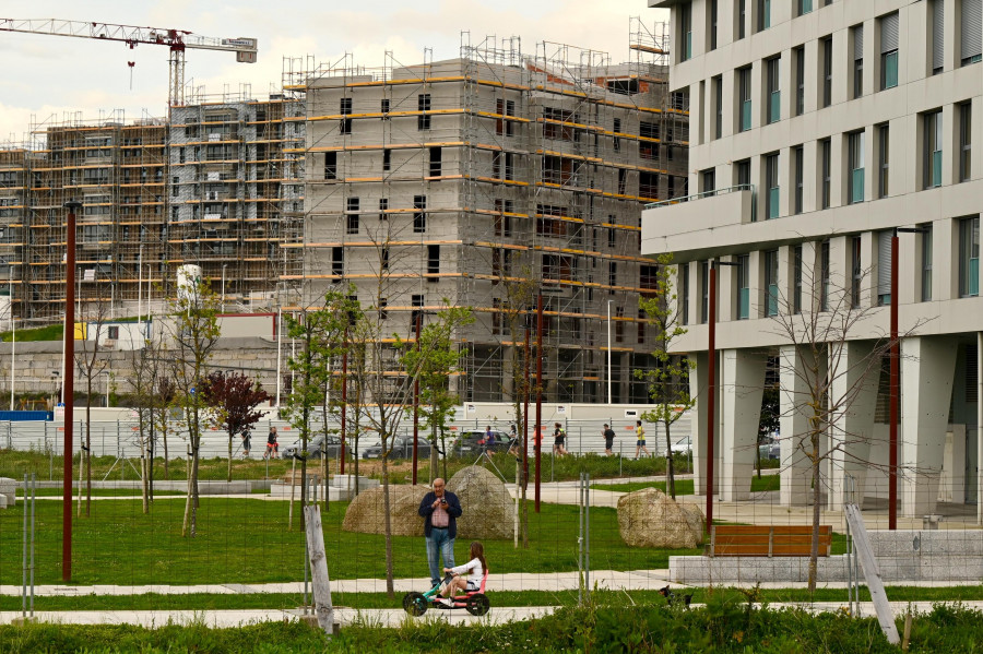 De nueve a 215 viviendas: la construcción repunta en A Coruña