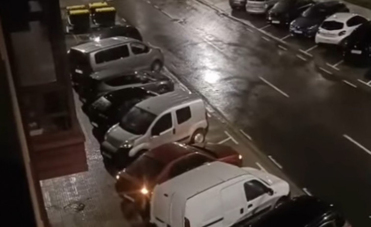Un coche hace saltar todas las alarmas en un barrio de A Coruña