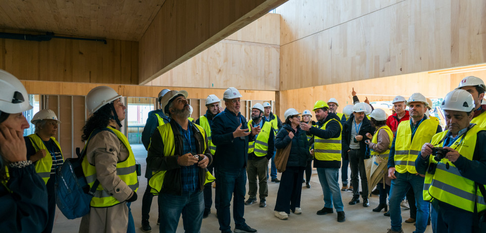 El futuro centro de salud de Abegondo, ejemplo por su aplicación pionera de la madera