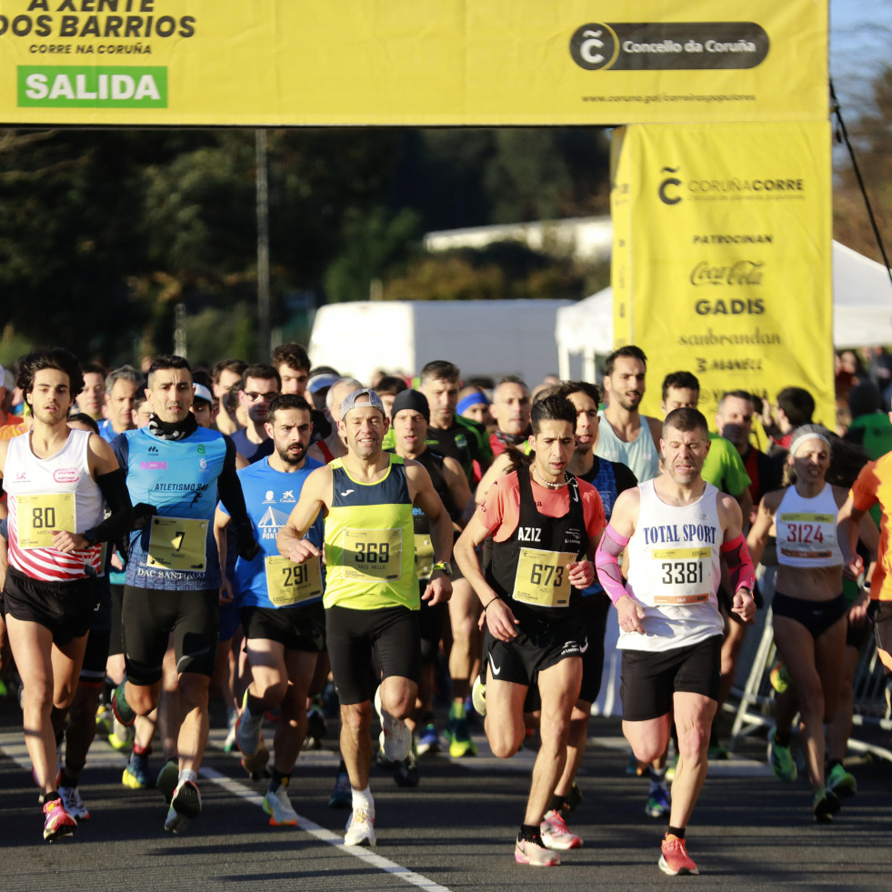 A Coruña calienta motores para la carrera popular de los Rosales
