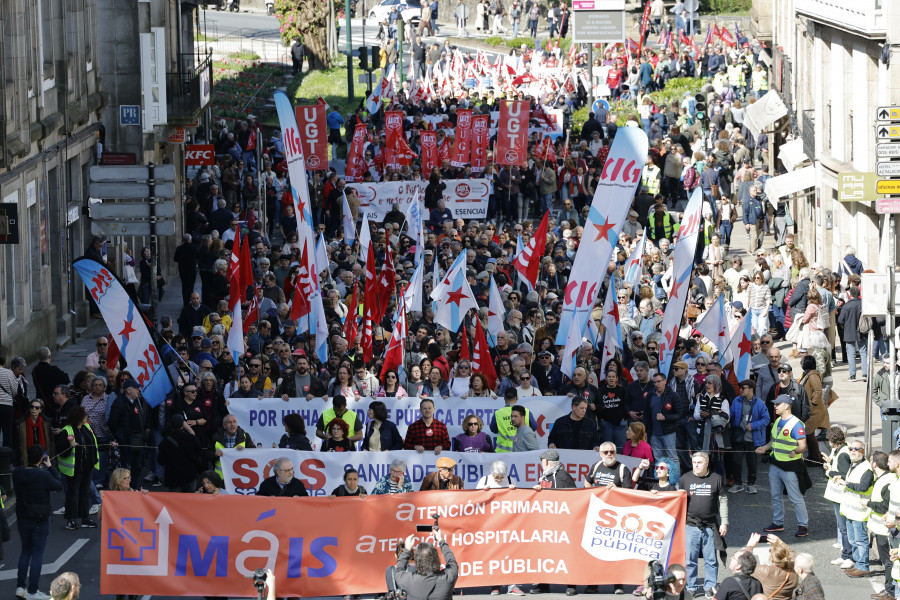 Miles de personas piden recursos para que la sanidad gallega tenga la calidad que merecen
