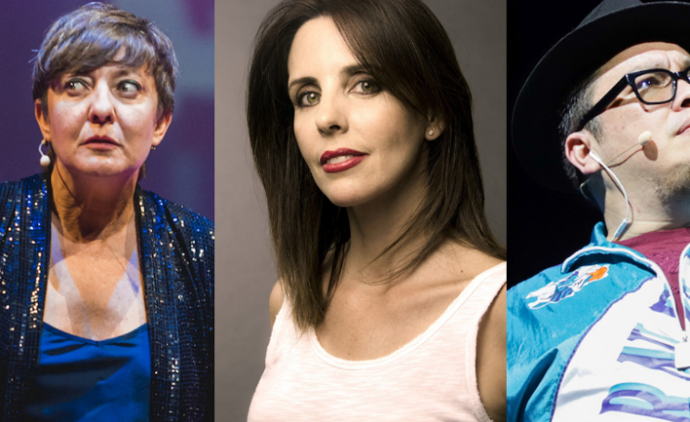 Eva Hache, Marta González de Vega y Franco Escamilla, Premios EMHU 2025