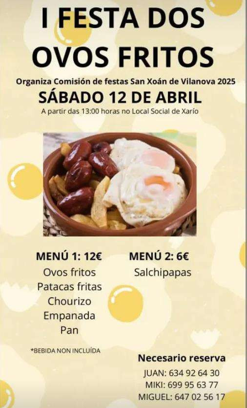 I Festa dos Ovos Fritos de Vilanova (2025) en Miu00f1o