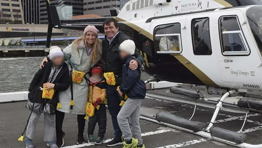 El español Agustín Escobar y su familia, muertos en el accidente de helicóptero ocurrido en Nueva York