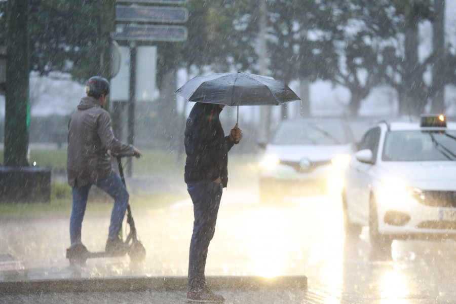Regresan las tormentas al área de A Coruña