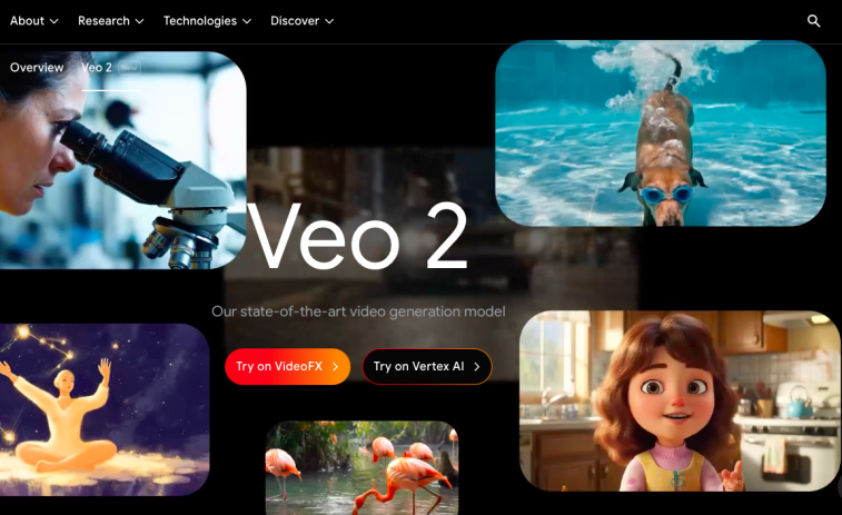 Sorpresa ante lo nuevo de Gemini: de texto a vídeo mágico con Veo 2 (visto en Whisk)