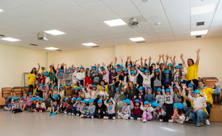 Un centenar de niños participa en el campamento de Semana Santa de Culleredo