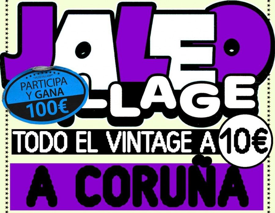 Jaleo Village llega a A Coruña este fin de semana: cómo conseguir ropa vintage por tan solo 10 euros