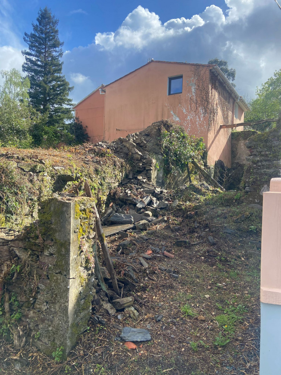 Paderne desbroza una finca privada que llevaba años 'a monte'