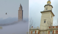 La Torre de Hércules que ilumina Madrid