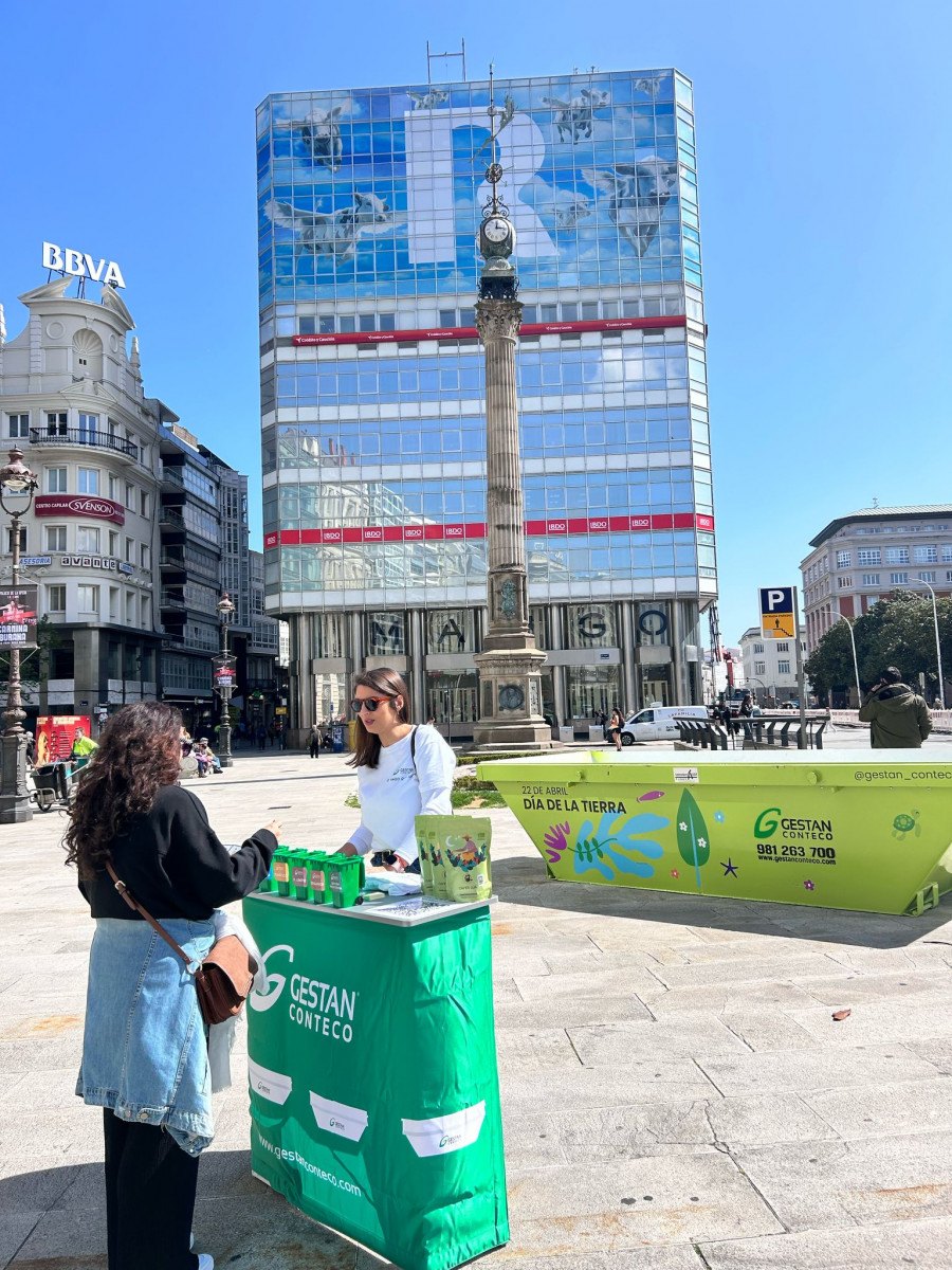 El Obelisco más verde que nunca: Gestán Conteco lidera la concienciación ambiental por el Día de la Tierra