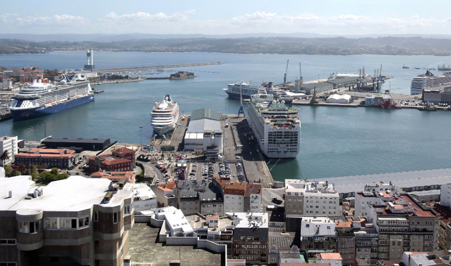 El día en que los cruceros dejaron un millón de euros en A Coruña