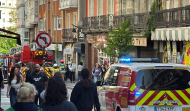 Un aviso de incendio obliga a cortar la calle de la Torre en A Coruña