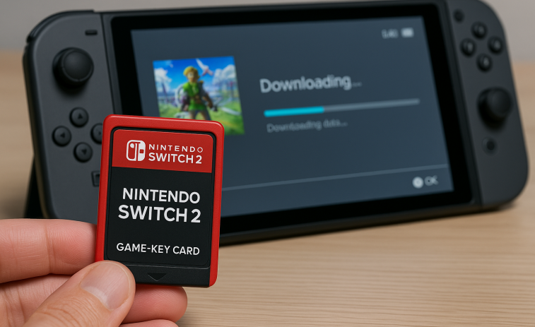 Nintendo Switch 2 estrena Game-Key Cards: cartuchos rojos sin datos que solo desbloquean la descarga completa del juego