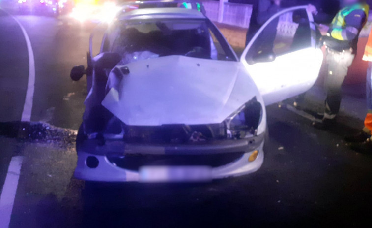 Una persona resulta herida en un accidente en Sada