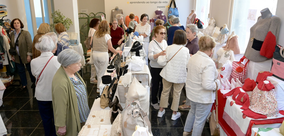 La inauguración de la tienda solidaria de Adaceco