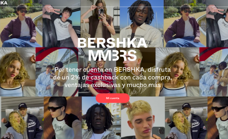 Bershka lanza su club de fidelización en España con un 2% de recompensa por cada compra