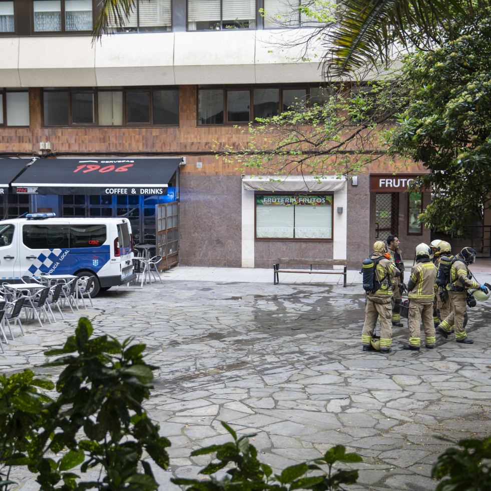 A una vecina de A Coruña 'se le fue la olla' y provocó un llamativo incendio en la zona centro