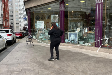 Robo en una cristalería de Os Mallos @ Andrea Gestal (1)