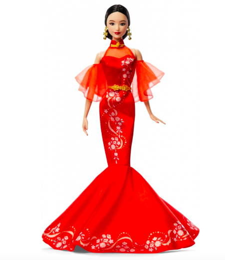 Munu0303eca Barbie del Anu0303o Nuevo Lunar 2025